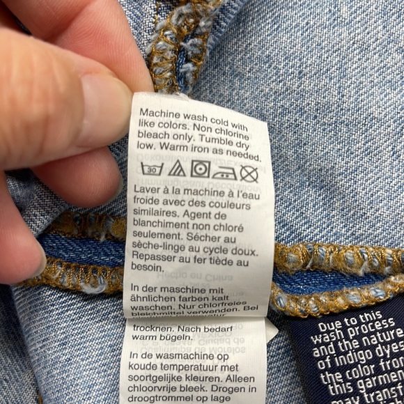 Madewell Rigid Denim Cutout Edition A-Line Mini Jean Skirt Size 25 - Picture 11 of 12